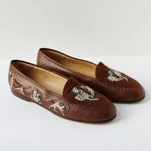 80s - SUSAN BENNIS - WARREN EDWARDS - Loafer - Men\'s - 10.5 - Brown Leather 80s - Susan Bennis - Warren Edwards - Loafer - Men main image 3